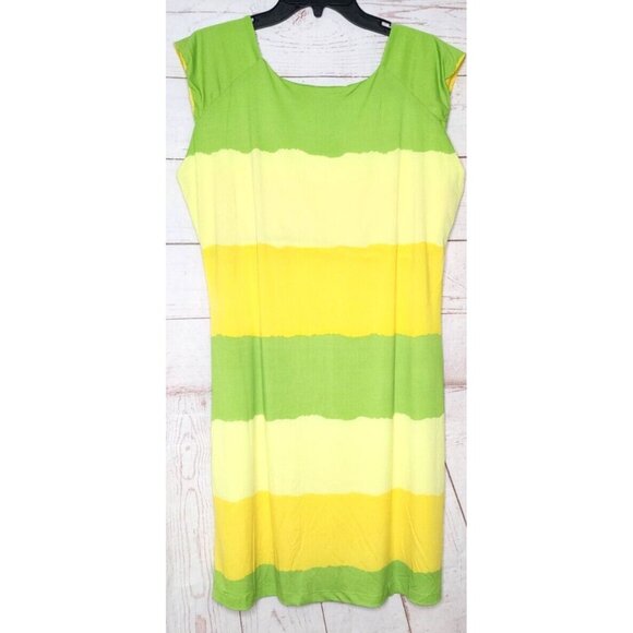 Club Style Bright Color Poly/Spandex Sleeveless Nightgown Bold & Comfortable - Picture 6 of 12